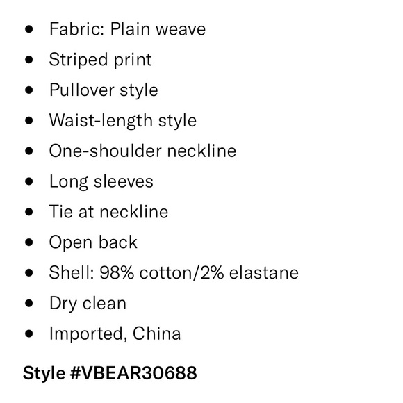 Veronica Beard One Shoulder Ruffle Top Blouse Sz 6 - Picture 16 of 16